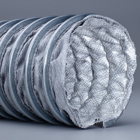 CL650-PU Coated High Temperature Fabric Reinforced By Woven In Stainless Steel Wire Suction Hose