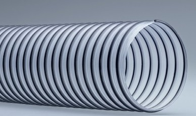 902 Translucent polyethylene PE hose, corrosion-resistant and low-temperature resistant, used for chemical flue gas suction and exhaust