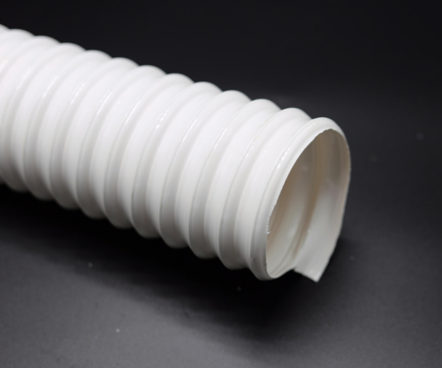 903W white colour 0.6 wall thickness PU hose, steel wire reinforced, medium-sized wear-resistant, widely used