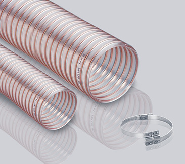 905P 0.7 wall thickness PU hose, full flat inner wall, medium-sized wear-resistant