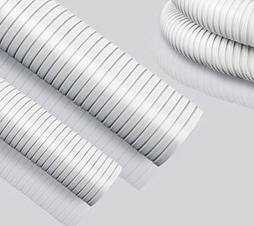 501 PP polypropylene, PVC polyvinyl chloride directional duct